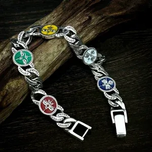Five-Color Deity Motif Bracelet