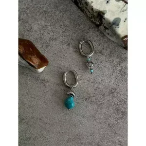 Asymmetric Oval Hoop Earrings