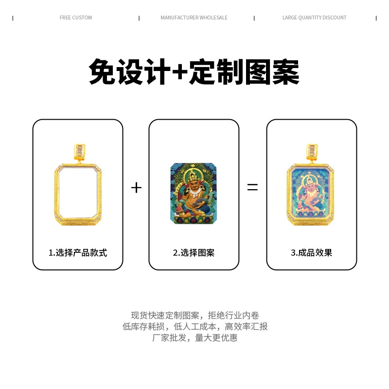 Tsa-Tsa-Style Illustrated Pendant - Image 3