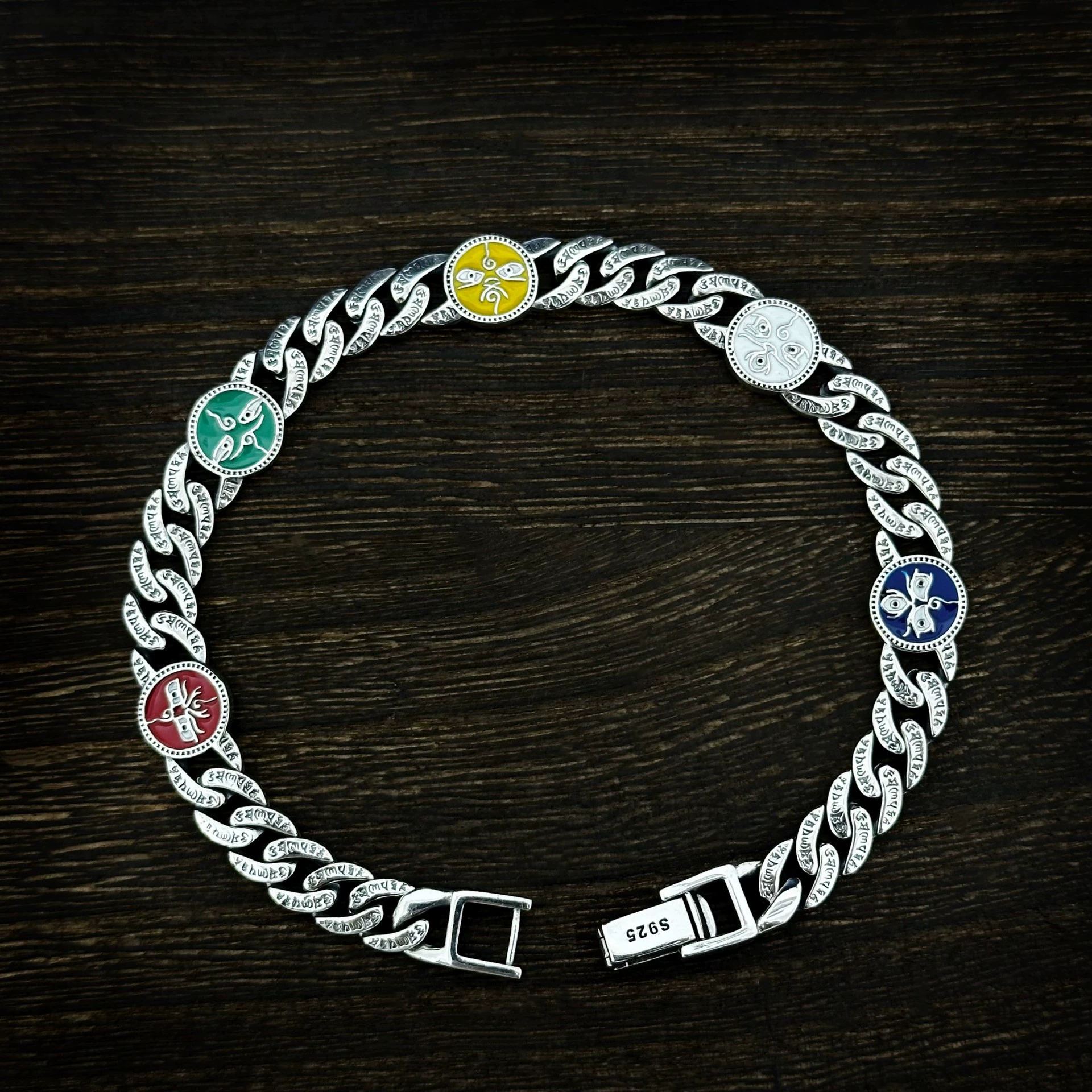 Five-Color Deity Motif Bracelet - Image 4