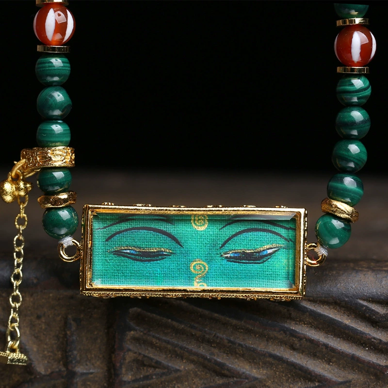 Eye Motif Bead Necklace - Image 3