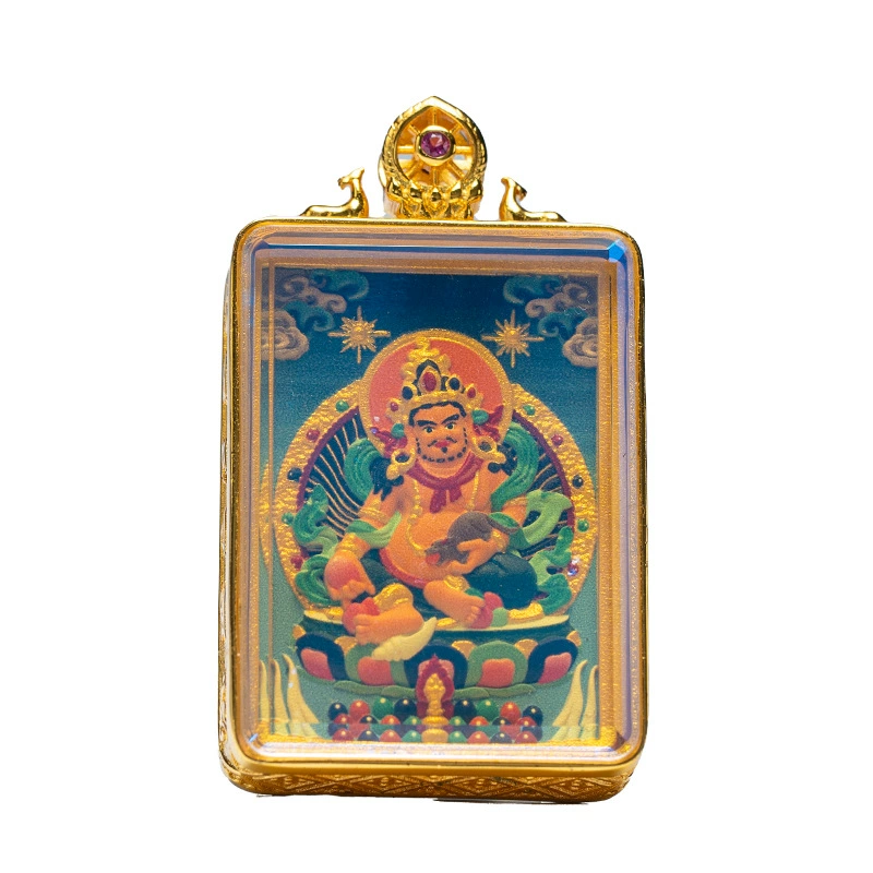 Thangka-Style Framed Pendant - Image 5