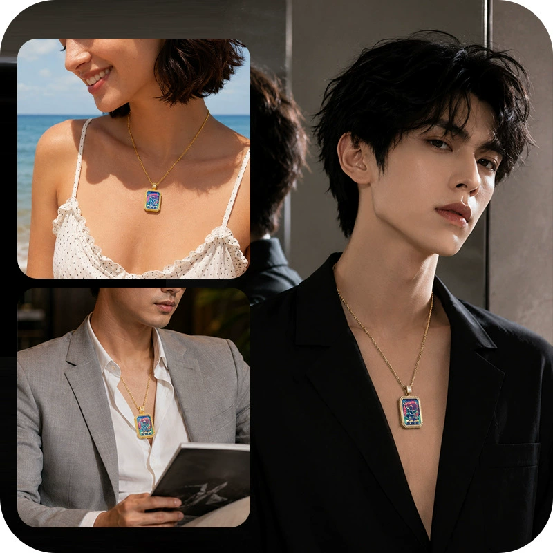 Tsa-Tsa-Style Illustrated Pendant - Image 2