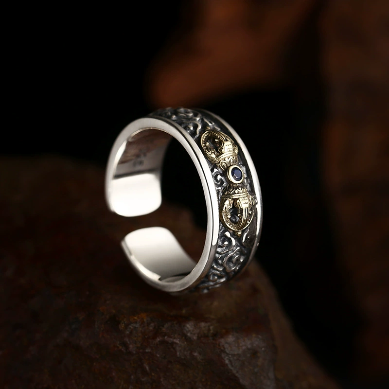 Vajra Motif Open Ring - Image 2