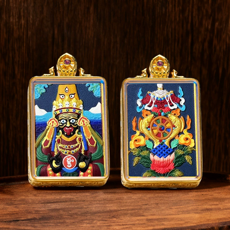 Thangka-Style Framed Pendant - Image 19