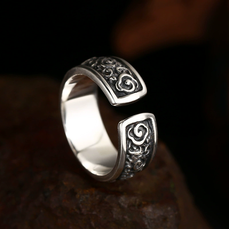 Vajra Motif Open Ring - Image 4
