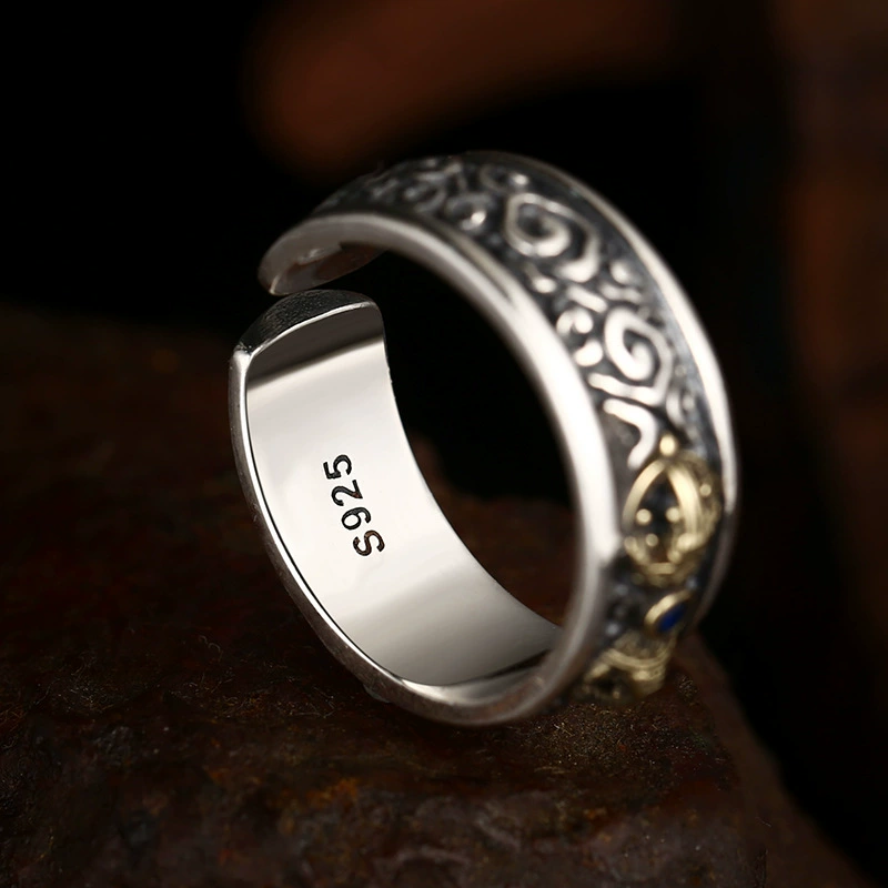 Vajra Motif Open Ring - Image 3