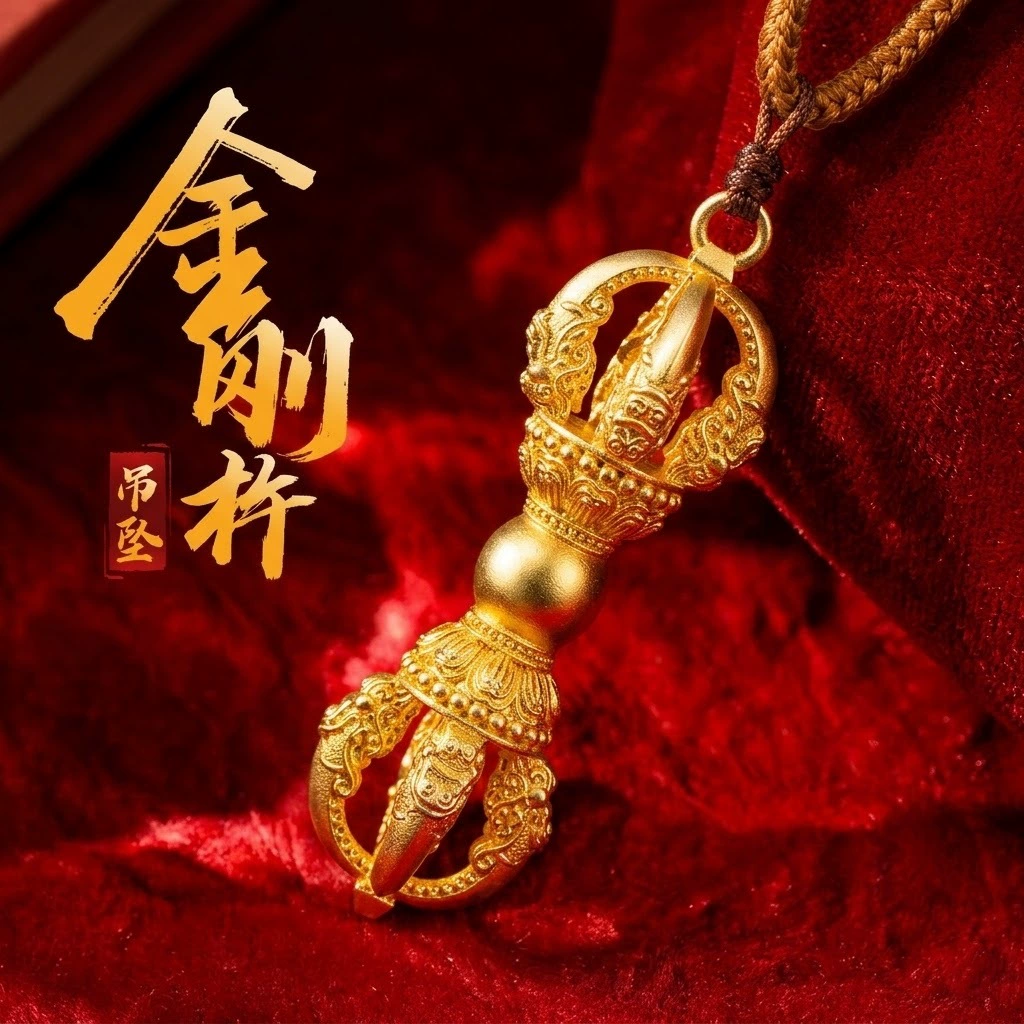 Five-Prong Vajra Necklace