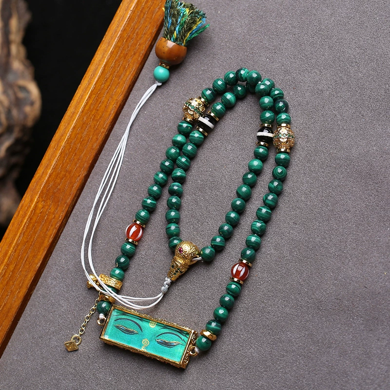Eye Motif Bead Necklace